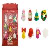 XIAOYU Christmas Erasers Christmas Pencil Erasers 3D Mini Cartoon Puzzle Erasers Set, 48PCS view 4