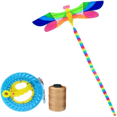 Kites for Kids Kites for The Beach Kite for Kids Easy to Fly Diamond Kite for Kids Huge Rainbow Dragonfly Kite for Kids with Kite Easy to Fly for Outdoor LSDRALOBBEB 929(Size:L)