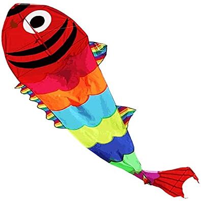 Kites for Kids Kites for The Beach Giant Koi Kite with Kite String,6M Kite for Adults,Easy to Fly,A Great Way to Enjoy Summer Time with Friends and Family-Red LSDRALOBBEB 929(Color:1000M String)