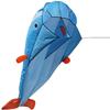 Kites for Kids Kites for The Beach Kites Kids Funny Blue Nylon 3D Huge Dolphin Kite Fun Kids Outdoor Sports Dolphin Flying Kites Toy LSDRALOBBEB 929(Size:Head Width About 1 m) view 1