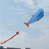 Kites for Kids Kites for The Beach Kites Kids Funny Blue Nylon 3D Huge Dolphin Kite Fun Kids Outdoor Sports Dolphin Flying Kites Toy LSDRALOBBEB 929(Size:Head Width About 1 m) view 3
