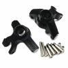 Aluminum Front Knuckle Arm Spindle Set Black for LOSI 1/8 LMT Solid AXLE 4WD LOS244004 LOS244005 view 1