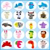Civaner 40 Pcs Easter Eggs with Finger Puppets Prefilled Egg with Cartoon Animal Puppets Easter Basket Toys Soft Plush Dolls Props for Party Basket Stuffers (Cute Style) view 3