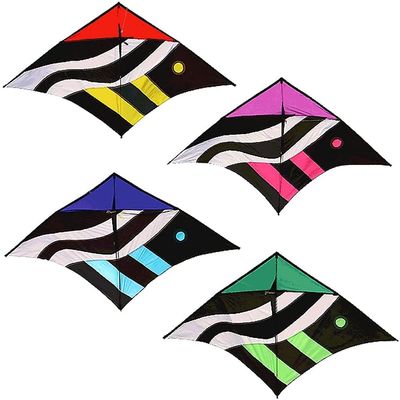 Kites for Kids Kites for The Beach Tropical Fish-Shaped Beginner Kite for Adults Kids,Easy-to-Assemble Kite Without Kite String,Perfect for Beach Trip LSDRALOBBEB 929(Color:4-Set)