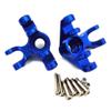 Aluminum Front Knuckle Arm Spindle Set Blue for LOSI 1/8 LMT Solid AXLE 4WD LOS244004 LOS244005 view 2