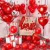 PartyWoo Valentines Balloons, Heart Balloons for Valentines Day Decorations, Valentine Decorations, Valentines Decor 50 Pcs-1287 view 1