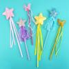 BANBALLON 6 PCS Princess Wand Magic Wand Fairy Dress-up Wand Kit for Girl's Princess Costume Role Play Birthday Party Favor view 3