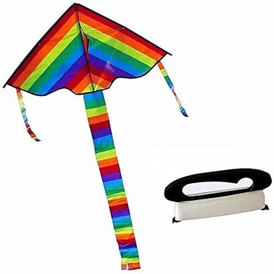 Kites for Kids Kites for The Beach Kite for Kids, Kite for Kids Adults Beginners Easy to Fly, Great Outdoor Games Activities, Kite Line and Tail Included LSDRALOBBEB 929