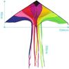 Kites for Kids Kites for The Beach Kite for Kids Easy to Fly Beach Kite Rainbow Kite with 7 Tails for Adults,Great Beginner Kite Outdoor Activities Outdoor Games LSDRALOBBEB 929 view 2