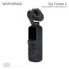 WRAPGRADE Skin Stickers for DJI Pocket 2 (Black Bumpy CAMO) view 3