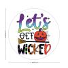 100 Pcs Halloween Stickers for Halloween Let's Get Wicked Pumpkin Stickers Halloween decorations Stickers for Envelope Seals Candy Halloween Party Decorations view 2