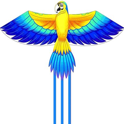 Kites for Kids Kites for The Beach Parakeet Kite with Kite Line,Easy to Fly,Beginner Kite for Adults and Children,Perfect for Beach Parks,Etc.-Blue/Red LSDRALOBBEB 929(Color:Blue;Size:100M LINE)