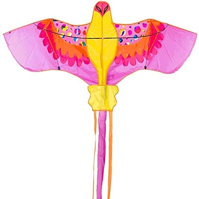 Kites for Kids Kites for the Beach Fire Phoenix Kite with Tail,Huge Kite with Kite String for Beginners Adults,Perfect for Outdoor Games and Activitie-Pink/Green LSDRALOBBEB 929(Color:Pink;Size:400M S