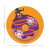 100 Pcs Halloween Stickers for Halloween Donuts Stickers Halloween decorations Stickers for Envelope Seals Candy Halloween Party Decorations view 2