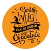 100 Pcs Halloween Stickers for This Witch Can Be Bribed Black Stickers Halloween decorations Stickers for Envelope Seals Candy Halloween Party Decorations view 1