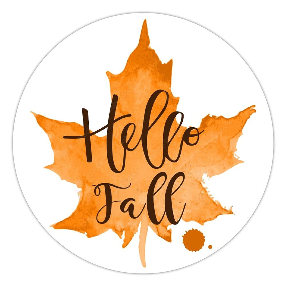 100 Pcs Halloween Stickers for Hello Fall Modern Farmhouse Autumn Stickers Halloween decorations Stickers for Envelope Seals Candy Halloween Party Decorations