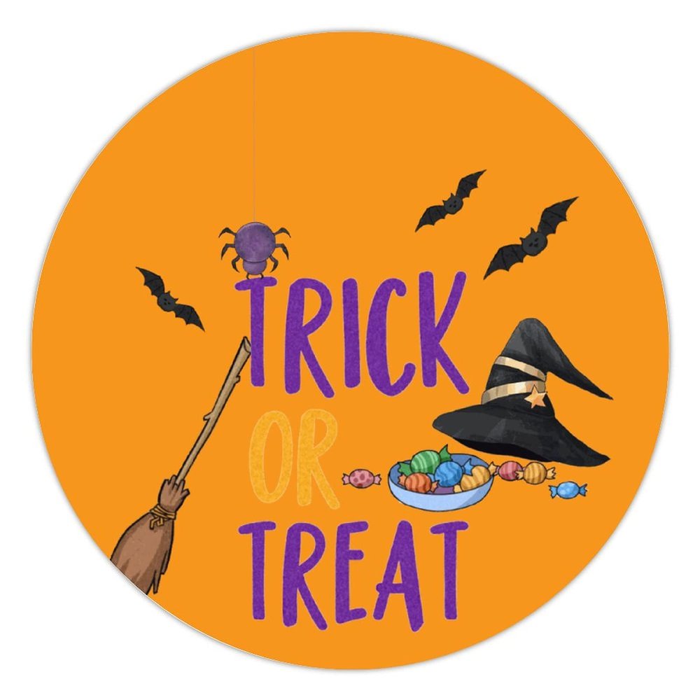 100 Pcs Halloween Stickers for Trick or treat halloween Stickers Halloween decorations Stickers for Envelope Seals Candy Halloween Party Decorations
