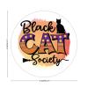100 Pcs Halloween Stickers for BLACK CAT SOCIETY Halloween Stickers Halloween decorations Stickers for Envelope Seals Candy Halloween Party Decorations view 2