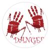 100 Pcs Halloween Stickers for Blood Hand Stickers Halloween decorations Stickers for Envelope Seals Candy Halloween Party Decorations view 1