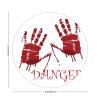 100 Pcs Halloween Stickers for Blood Hand Stickers Halloween decorations Stickers for Envelope Seals Candy Halloween Party Decorations view 2