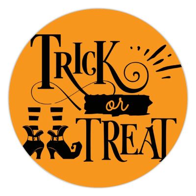 100 Pcs Halloween Stickers for Trick Or Treat Black Stickers Halloween decorations Stickers for Envelope Seals Candy Halloween Party Decorations