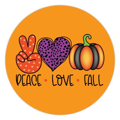 100 Pcs Halloween Stickers for Halloween Peace Love Fall Stickers Halloween decorations Stickers for Envelope Seals Candy Halloween Party Decorations