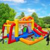 Baralir 7-in-1 Bounce House for Kids 310, Bouncy Castle with Long Slide, Kiddie Pool (Ball Pit), Soccer Goal, Climbing Wall, Basketball Hoop and Ring Toss Game - for Indoor or Backyard Fun view 3