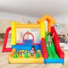 Baralir 7-in-1 Bounce House for Kids 310, Bouncy Castle with Long Slide, Kiddie Pool (Ball Pit), Soccer Goal, Climbing Wall, Basketball Hoop and Ring Toss Game - for Indoor or Backyard Fun view 4
