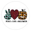 100 Pcs Halloween Stickers for Peace Love Halloween Stickers Halloween decorations Stickers for Envelope Seals Candy Halloween Party Decorations view 1