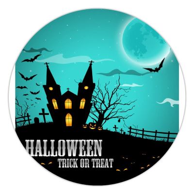 100 Pcs Halloween Stickers for Happy Halloween Zombies And Bat Stickers Halloween decorations Stickers for Envelope Seals Candy Halloween Party Decorations