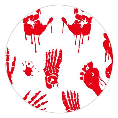 100 Pcs Halloween Stickers for Blood Hand Stickers Halloween decorations Stickers for Envelope Seals Candy Halloween Party Decorations