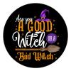100 Pcs Halloween Stickers for Good Witch Or A Bad Witch Black Halloween Quote Stickers Halloween decorations Stickers for Envelope Seals Candy Halloween Party Decorations view 1