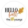 100 Pcs Halloween Stickers for Hello Fall The Youngs Stickers Halloween decorations Stickers for Envelope Seals Candy Halloween Party Decorations view 1