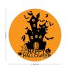 100 Pcs Halloween Stickers for Happy Castle Stickers Halloween decorations Stickers for Envelope Seals Candy Halloween Party Decorations view 2
