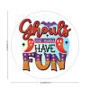 100 Pcs Halloween Stickers for Ghouls Just Wanna Have Fun Halloween Stickers Halloween decorations Stickers for Envelope Seals Candy Halloween Party Decorations view 2