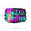 100 Pcs Halloween Stickers for Bad Witch Vibes Stickers Halloween decorations Stickers for Envelope Seals Candy Halloween Party Decorations view 2