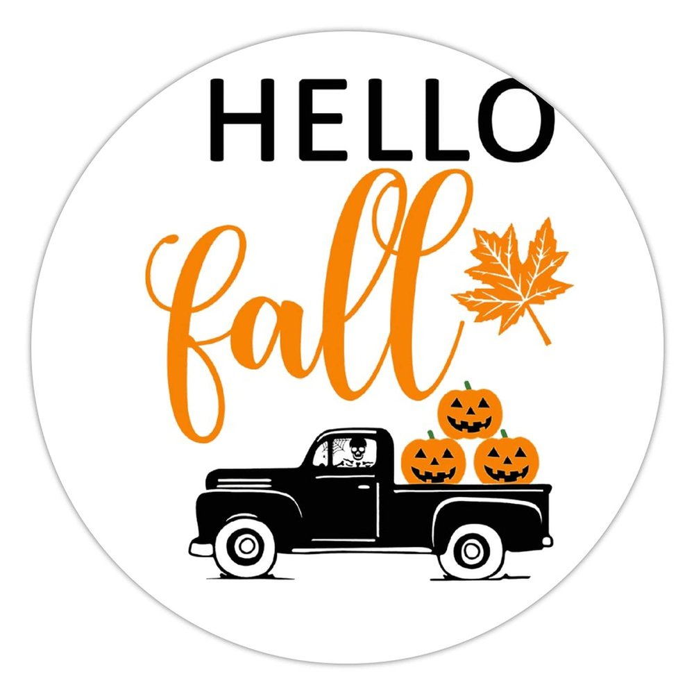 100 Pcs Halloween Stickers for Hello Fall Halloween Pumpkin Truck Stickers Halloween decorations Stickers for Envelope Seals Candy Halloween Party Decorations