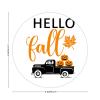 100 Pcs Halloween Stickers for Hello Fall Halloween Pumpkin Truck Stickers Halloween decorations Stickers for Envelope Seals Candy Halloween Party Decorations view 2