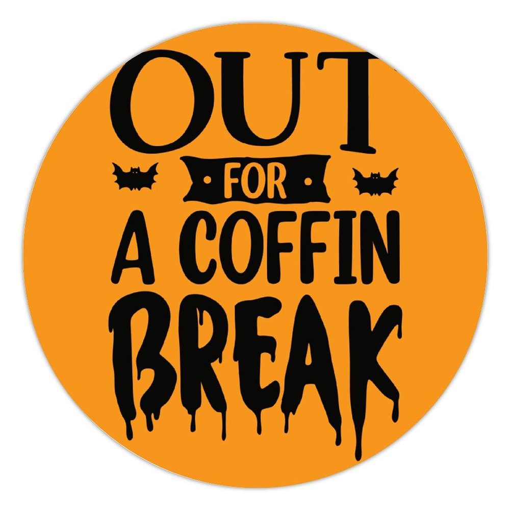 100 Pcs Halloween Stickers for Out for A Coffin Break Stickers Halloween decorations Stickers for Envelope Seals Candy Halloween Party Decorations
