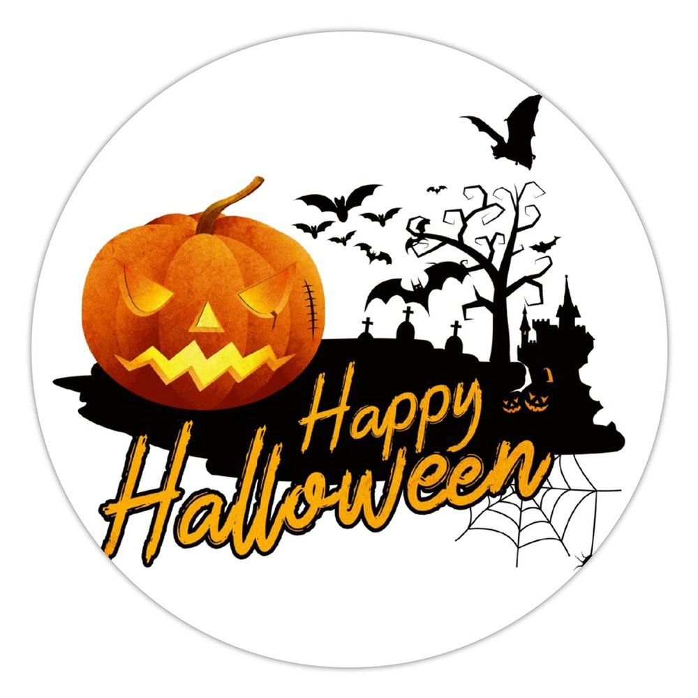 100 Pcs Halloween Stickers for Happy Hallooween Pillow Pumpkin Horror Night Stickers Halloween decorations Stickers for Envelope Seals Candy Halloween Party Decorations