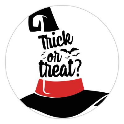 100 Pcs Halloween Stickers for Trick Or Treat Witch Hat Stickers Halloween decorations Stickers for Envelope Seals Candy Halloween Party Decorations