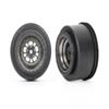 Traxxas 9473A - Wheels, Weld Satin Black Chrome (Rear) (2 view 1