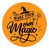 100 Pcs Halloween Stickers for Make Your Own Magic Black Stickers Halloween decorations Stickers for Envelope Seals Candy Halloween Party Decorations view 1