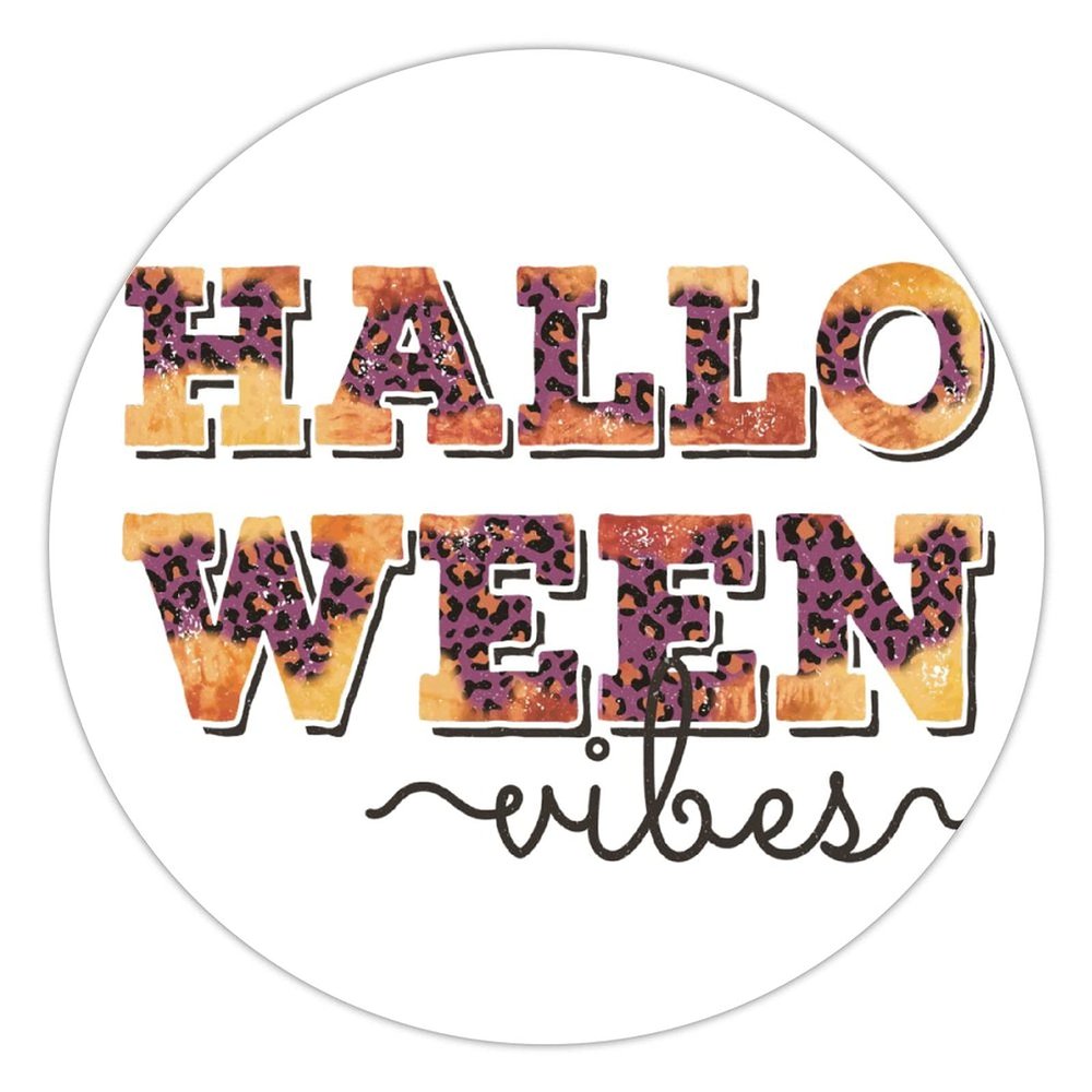 100 Pcs Halloween Stickers for Halloween Pillow Leopard Hallo Ween Stickers Halloween decorations Stickers for Envelope Seals Candy Halloween Party Decorations