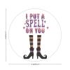 100 Pcs Halloween Stickers for Halloween Pillow I PUT A SPELL ON YOU Witch Boots Stickers Halloween decorations Stickers for Envelope Seals Candy Halloween Party Decorations view 2