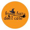 100 Pcs Halloween Stickers for Broom hair don't care funny halloween Lettering Stickers Halloween decorations Stickers for Envelope Seals Candy Halloween Party Decorations view 1