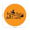 100 Pcs Halloween Stickers for Broom hair don't care funny halloween Lettering Stickers Halloween decorations Stickers for Envelope Seals Candy Halloween Party Decorations view 2