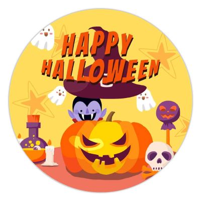 100 Pcs Halloween Stickers for Happy Halloween Stickers Halloween decorations Stickers for Envelope Seals Candy Halloween Party Decorations