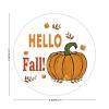 100 Pcs Thankful Stickers for Hello Fall Y'all Automne Marron Orange Stickers fall decorations Stickers for Envelope Seals Candy Thanksgiving Day Party decorations view 2