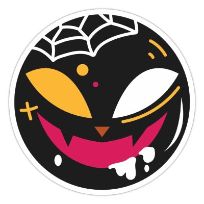 100 Pcs Halloween Stickers for HALLOWEEN CIRCLE CARTOON Stickers Halloween decorations Stickers for Envelope Seals Candy Halloween Party Decorations